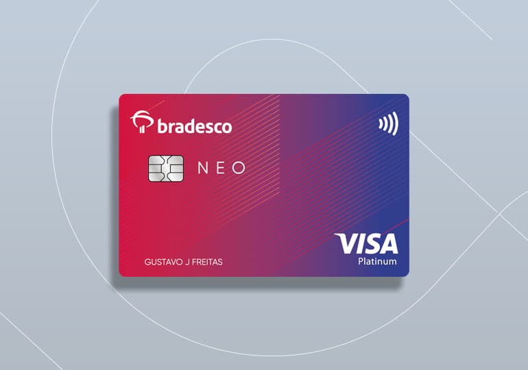 Cartão de Crédito Bradesco Neo Visa Platinum: Sem Taxa Anual