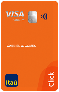 Itaú Click Visa Platinum: Isento de Taxa Anual