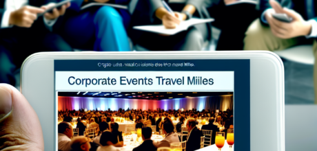 Como usar milhas de viagem para reduzir custos em eventos corporativos de forma eficiente