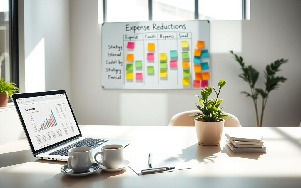 redução de despesas