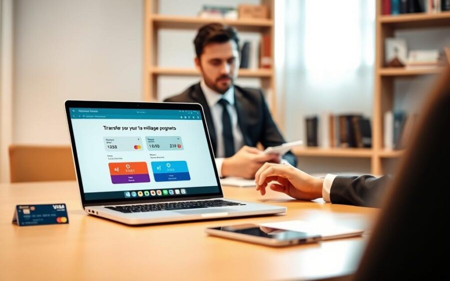 Como transferir pontos do cartão para programas de milhas step by step