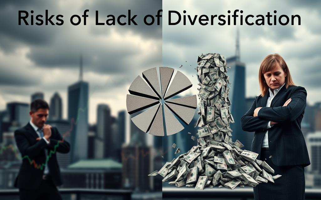 Riscos da falta de diversificação Riscos da falta de diversificação
