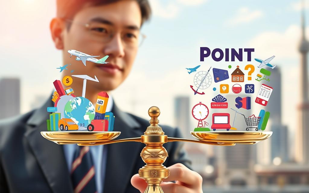 comparativo entre milhas e pontos